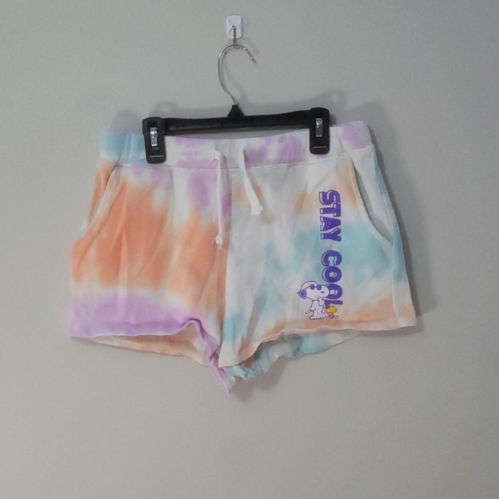 Peanuts boots shorts, cotton with pockets and drawstring